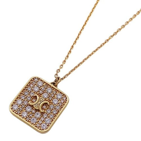 CELINE Gold Necklace - Picture 1 of 11